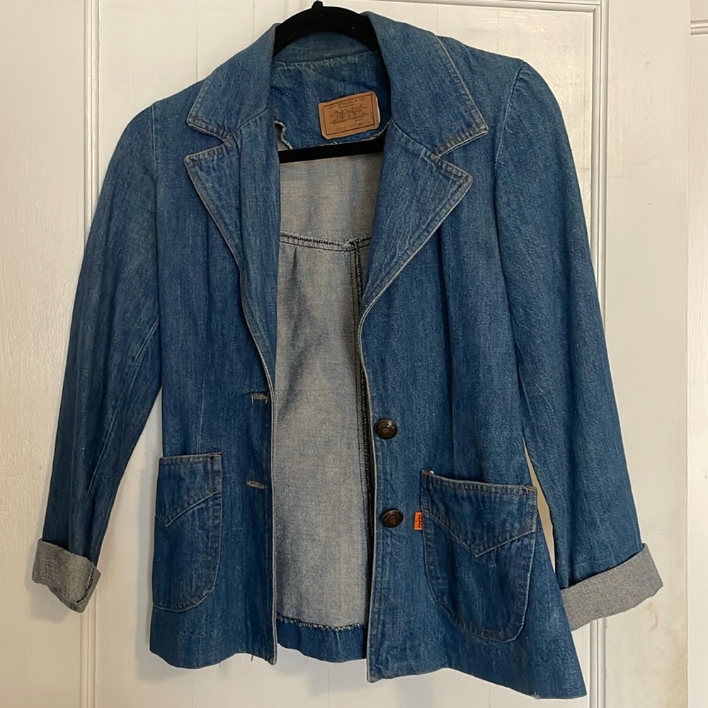 Vintage Levi orange tab blazer